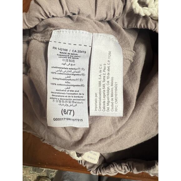 Peek Girls Skirt Elastic Waist Colorfully Embroidered Drawstring Excellent 6 7 - Picture 6 of 8